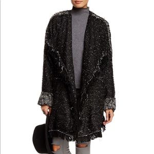 FreePeople Fringe Wrap Blanket Coat